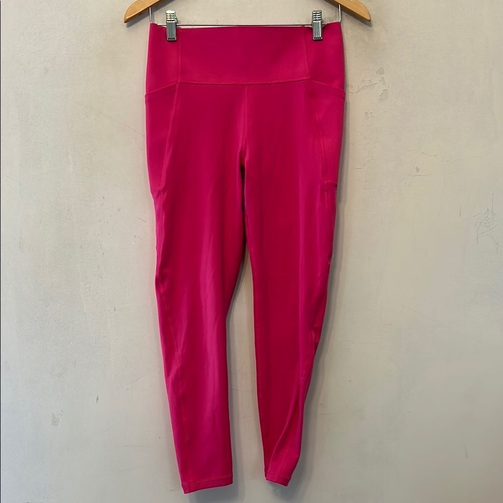 GAP Pink Leggings High Waist Performance Fit Size M EUC